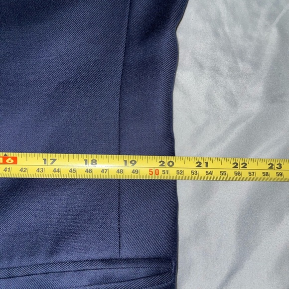 Jos A Bank Mens Slim Fit Navy Blue Blazer - Picture 13 of 16